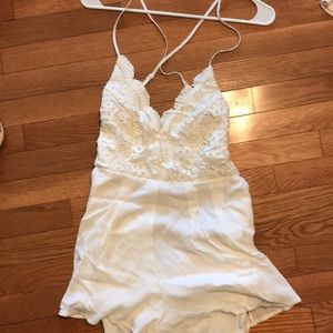 White romper